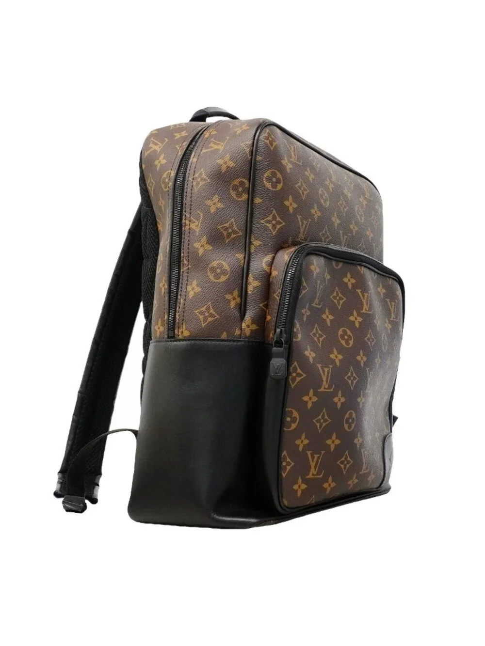 Louis Vuitton Backpack Monogram Macassar Dean Black Brown